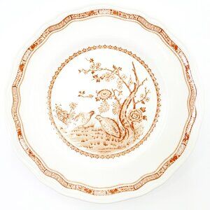 1913 Furnivals Quail Salad Plate - Made in England